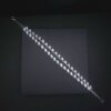 Νυφικό headpiece διπλή σειρά Zircon 28 cm