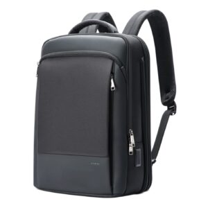 Δερμάτινο Σακίδιο πλάτης Αντικλεπτικό 17L Laptop 15,6” Bopai 61-123551 μαύρο