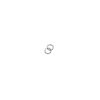 Σκουλαρίκι Κρίκος αιματίτης 20 mm