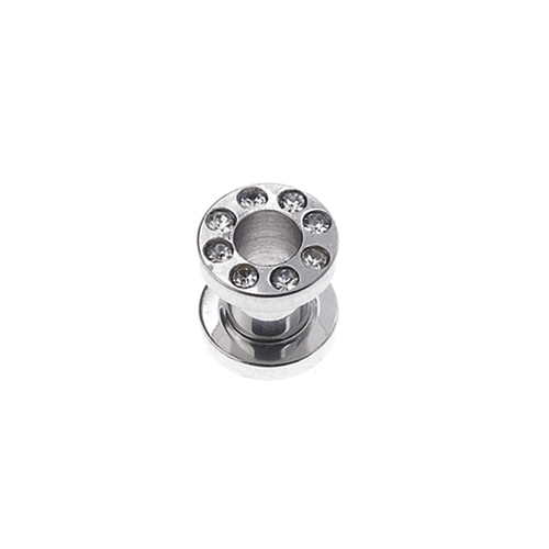 Sequoia Σκουλαρίκι Piercing Ατσάλι  Tunnels/Plug I-01121 6mm
