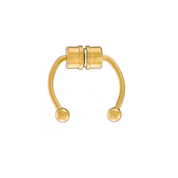 Sequoia Σκουλαρίκι Piercing Ατσάλι I-00652 10mm Magnetic χρυσό