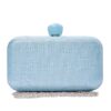 Τσάντα φάκελος clutch -JH-21983 - Γαλάζιο