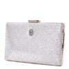 Τσάντα φάκελος clutch -JH-21987 - Ασημί