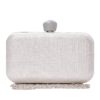 Τσάντα φάκελος clutch -JH-21983 - Ασημί