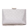 Τσάντα φάκελος clutch -JH-21987 - Ασημί