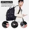 Μεγάλο Laptop Backpack 17,3'' Ανθεκτικό XL Heavy Duty Travel Backpack Bange 1901 μαύρο