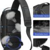 Τσαντάκι ώμου χιαστί crossbody Bange 22085 μαύρο