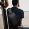 Τσαντάκι ώμου χιαστί crossbody Bange 22085 μαύρο