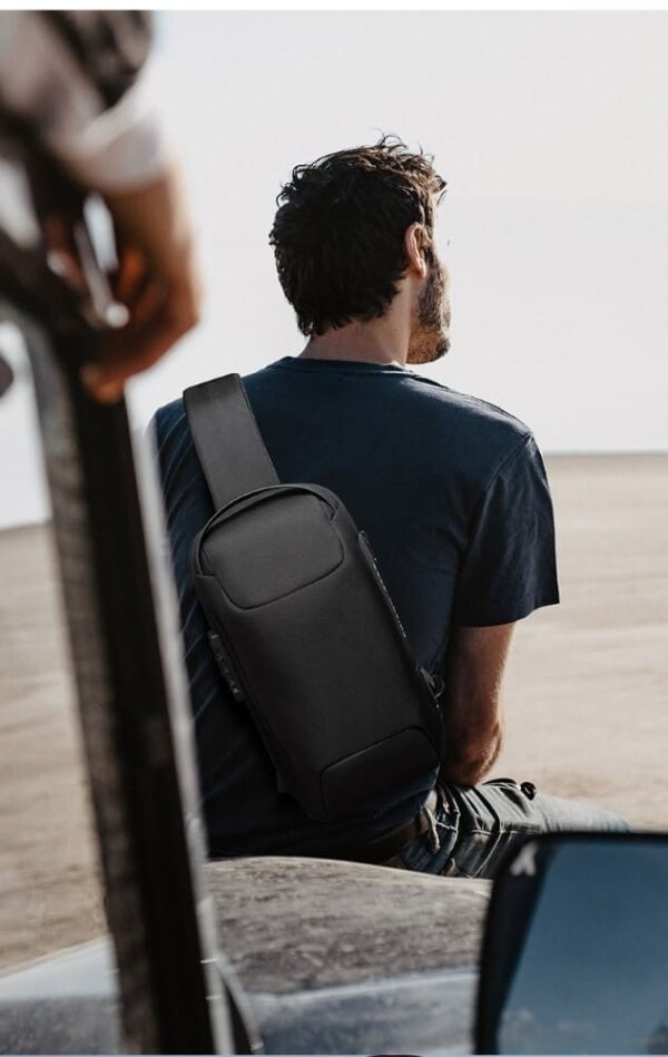 Τσαντάκι ώμου χιαστί crossbody Bange 22085 μαύρο