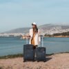Βαλίτσα trolley Cardinal μικρή μεσαία 3800 50/60cm σκούρο μπλέ