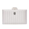 Τσάντα φάκελος clutch -JH-21973 - Ασημί
