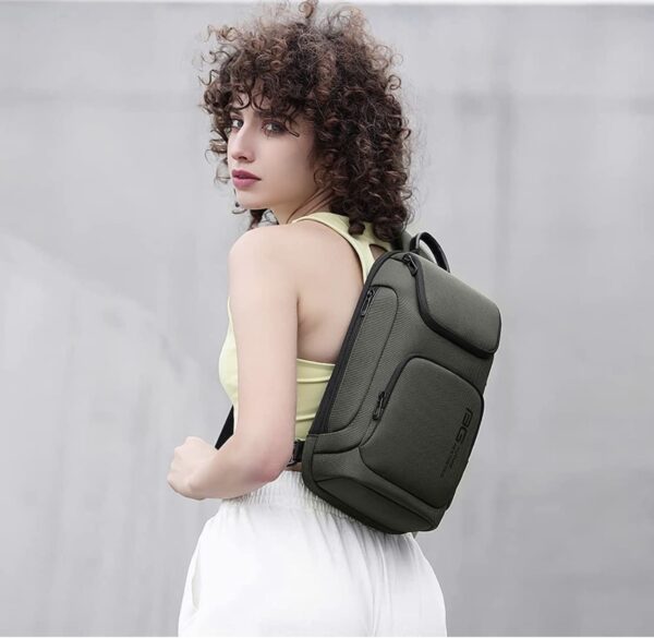 Τσαντάκι ώμου χιαστί crossbody Bange 7565 χακί