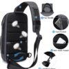 Τσαντάκι ώμου χιαστί crossbody Bange 7565 γκρί