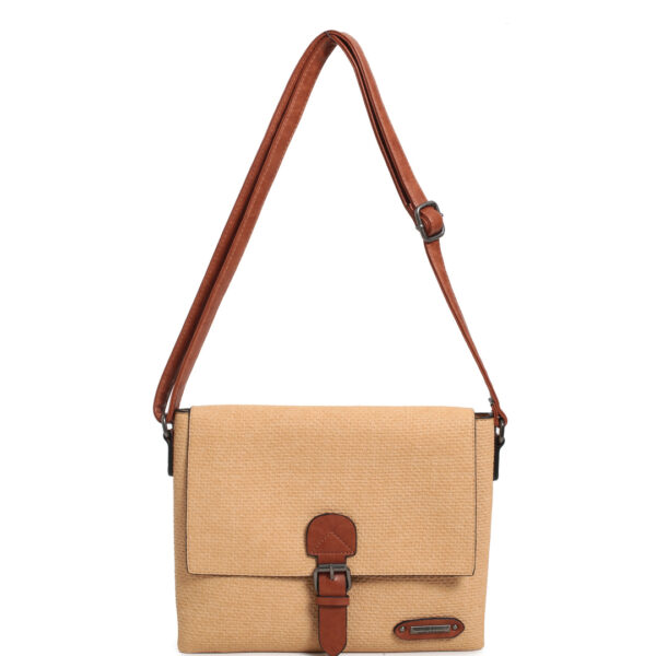 Τσάντα χιαστί HS-13531 - Apricot