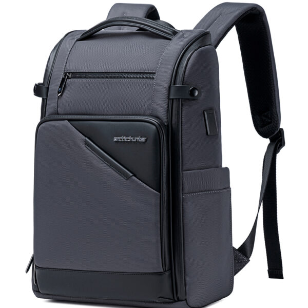 ARCTIC HUNTER τσάντα πλάτης B00675 με θήκη laptop 15.6", USB, 15L, γκρι