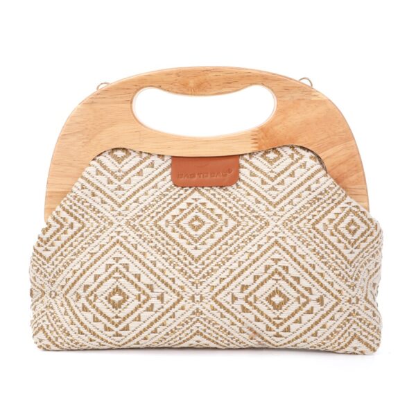 Τσάντα φάκελος clutch JH-2215 - Κάμελ