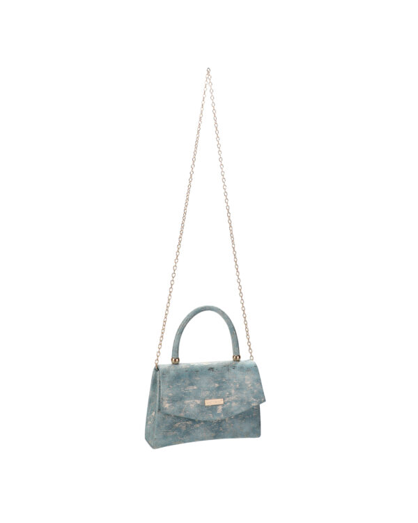 Τσάντα φάκελος clutch MD2431 - Γαλάζιο