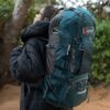Σακίδιο ορειβασίας αδιάβροχο Ταξιδιού 60L Camping 1488 Πετρόλ