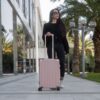 Βαλίτσα χειραποσκευή καμπίνας Bopai 33-859208 ροζ χρυσό