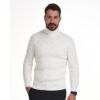 Smart fashion ανδρική πλεχτή  μπλούζα 44-206-025 OFF WHITE