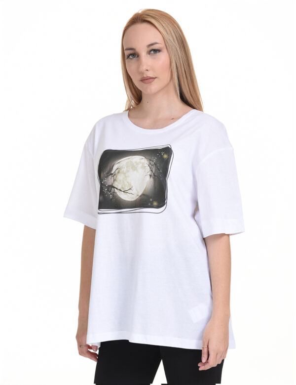Biston fashion γυναικείο top 45-106-009 WHITE