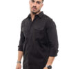 Biston fashion ανδρικό πουκάμισο 46-203-005 BLACK
