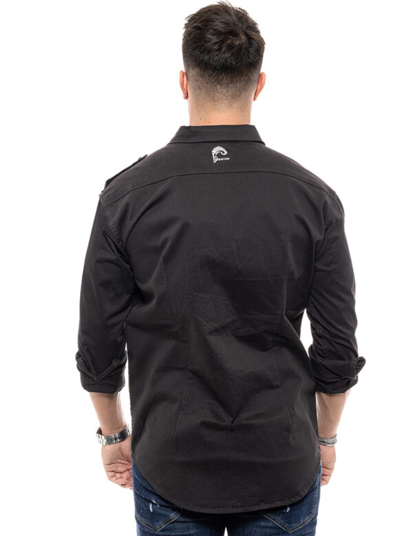 Biston fashion ανδρικό πουκάμισο 46-203-005 BLACK