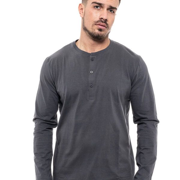 Biston fashion ανδρική μπλούζα 46-206-030 DK GREY