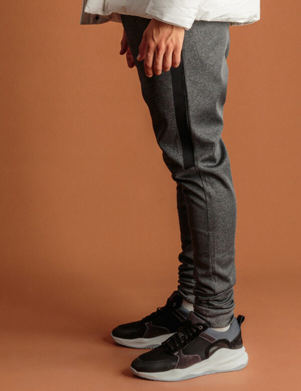 Biston fashion ανδρικό παντελόνι φούτερ 46-241-006 DK GREY