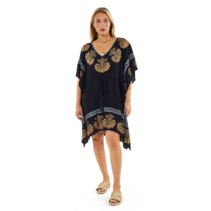 BLE ΤΟΠ/ΜΠΛΟΥΖΑΚΙ ΜΕ ΠΟΛΥΧΡΩΜΑ ΣΧΕΔΙΑ ONE SIZE  (100% CREPE)