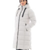 Biston fashion γυναικείο μακρύ μπουφάν 48-101-088 ICE