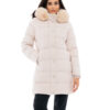 Biston fashion γυναικείο μακρύ μπουφάν 48-101-091C LT BEIGE