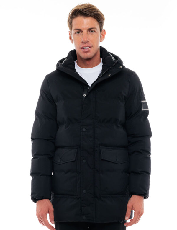 Biston fashion ανδρικό ντεμί μπουφάν 48-201-026 BLACK