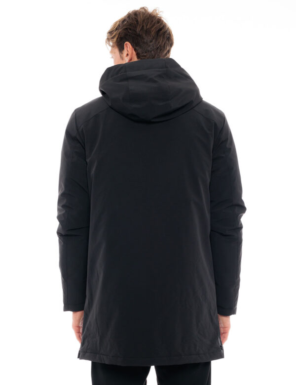 Splendid fashion ανδρικό μακρύ μπουφάν 48-201-057 BLACK