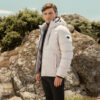 Biston fashion ανδρικό κοντό μπουφάν με αποσπώμενη κουκούλα 50-201-035 LT GREY