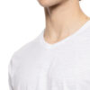 Smart fashion ανδρικό t-shirt με V λαιμό 51-206-033 WHITE