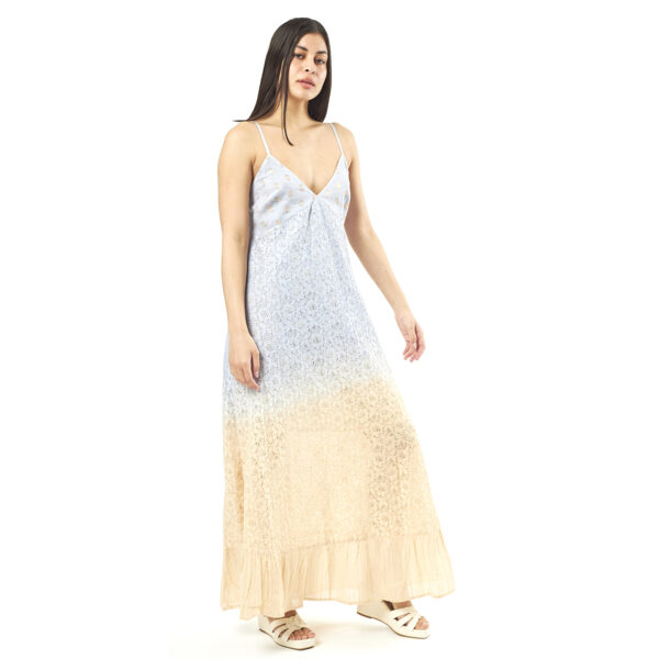 Verde Γυναικείο Φόρεμα 52-0053 90% Cotton 10% Νάιλον Ινδίας Πολύχρωμο