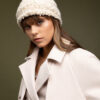 Biston fashion γυναικείο μακρύ πανωφόρι με ζώνη 52-101-054 LT BEIGE