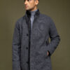 Biston fashion ανδρικό demi πανοφώρι με γιακά 52-201-120 DK GREY