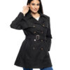 B&apos; Γυναικεία demi καμπαρντίνα 53-101-003 BLACK