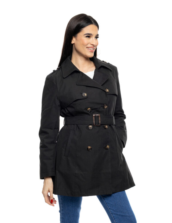 B&apos; Γυναικεία demi καμπαρντίνα 53-101-003 BLACK