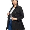 B&apos; Γυναικεία demi καμπαρντίνα 53-101-003 BLACK