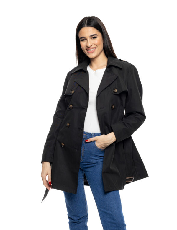 B&apos; Γυναικεία demi καμπαρντίνα 53-101-003 BLACK