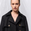 B&apos; Γυναικεία demi καμπαρντίνα 53-101-003 BLACK