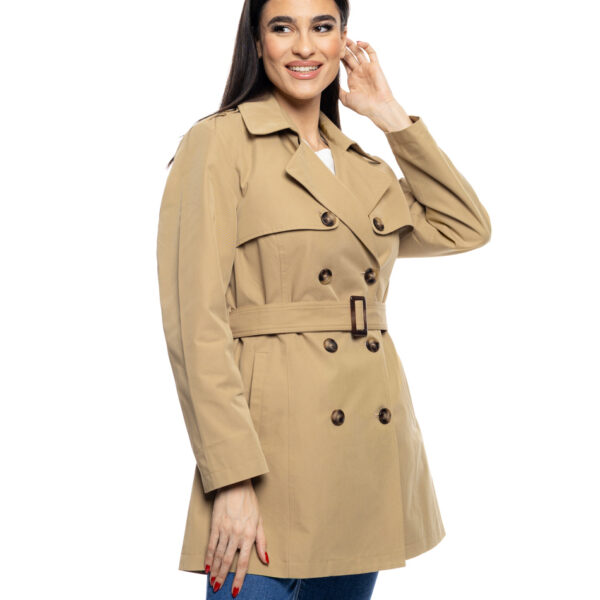 B&apos; Γυναικεία demi καμπαρντίνα 53-101-003 DK BEIGE