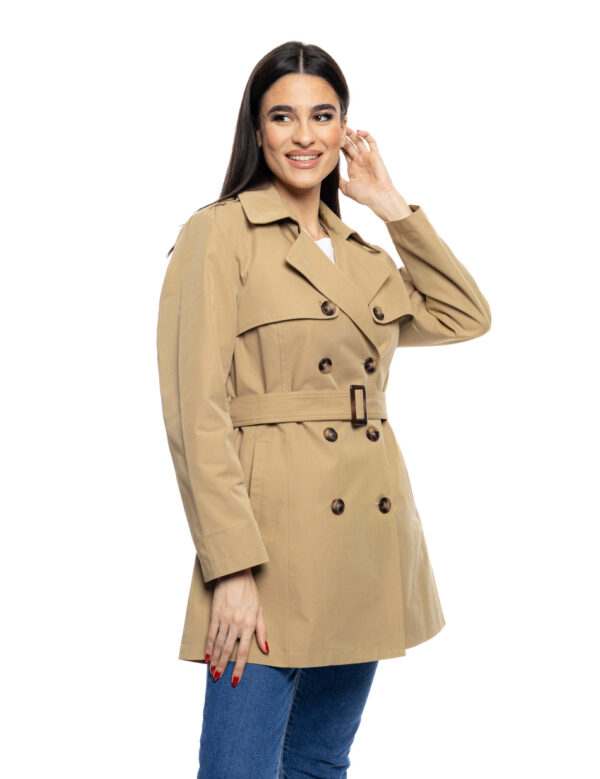 B&apos; Γυναικεία demi καμπαρντίνα 53-101-003 DK BEIGE