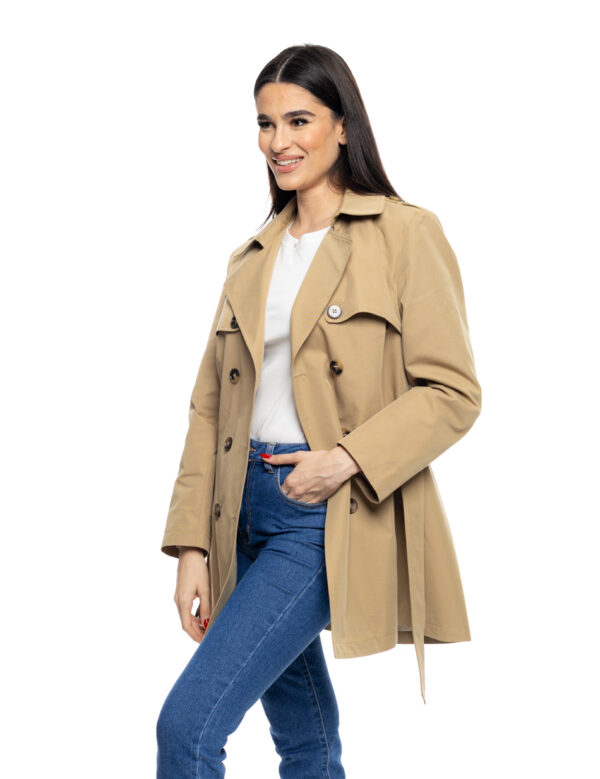 B&apos; Γυναικεία demi καμπαρντίνα 53-101-003 DK BEIGE