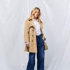 B&apos; Γυναικεία demi καμπαρντίνα 53-101-003 DK BEIGE