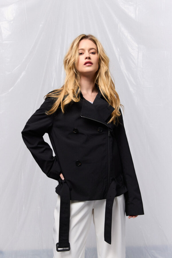 B&apos; Γυναικεία demi καμπαρντίνα 53-101-018 BLACK