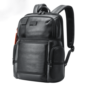Δερμάτινο Σακίδιο πλάτης Αντικλεπτικό 24L Laptop 15,6” Bopai 61-122101 μαύρο